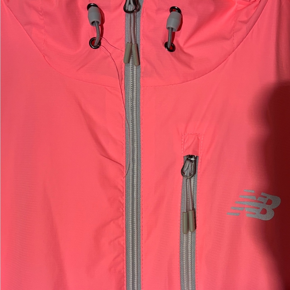 New Balance Neon Pink Women’s Windbreaker – Size XL - Picture 5 of 9